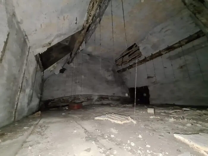 Interior of the former department store